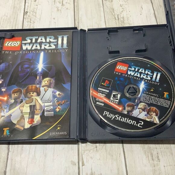 PlayStation 2 PS2 Lego Star Wars 2 and Star Wars the Greatest Hits Video Games - Picture 7 of 8